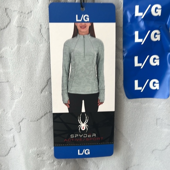 Spyder 1/4 zip women’s -   Gray - Picture 3 of 10